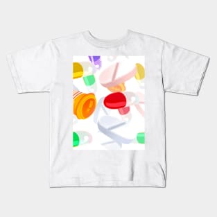 SPILL PILLS PATTERN Kids T-Shirt